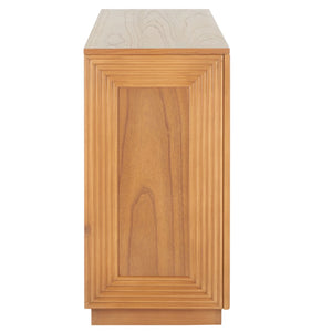 Safavieh Ines Console Table - Elegant Natural Wood Design With Open Shelves For Stylish Entryways & Living Spaces CNS5003A