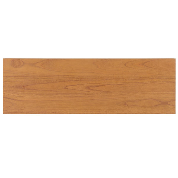 Safavieh Ines Console Table - Elegant Natural Wood Design With Open Shelves For Stylish Entryways & Living Spaces CNS5003A