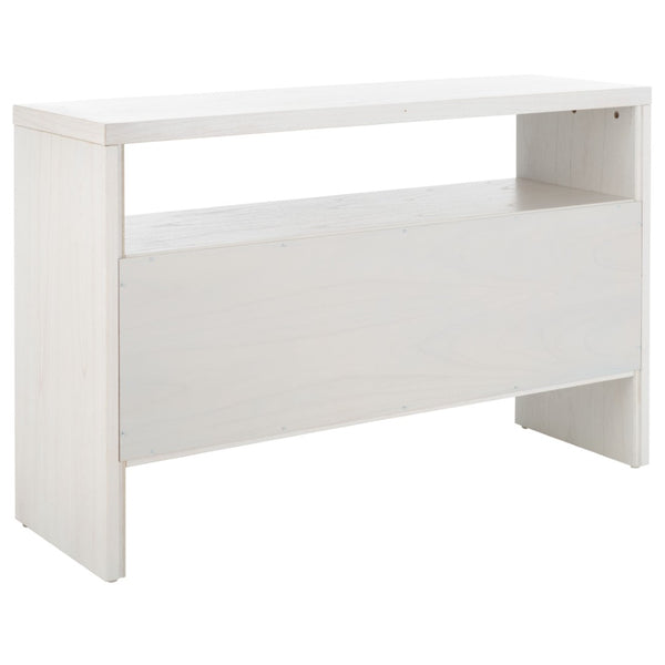 Safavieh Zella Elegant 4-Door Console Table With Open Shelf – Modern Storage For Your Home Or Office Decor CNS5004A