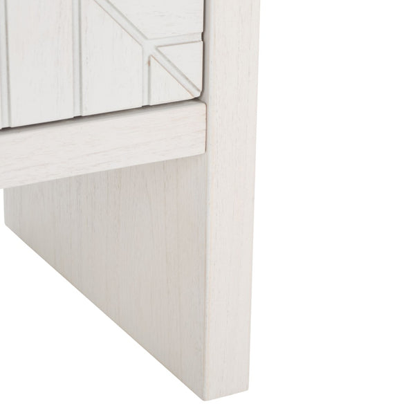 Safavieh Zella Elegant 4-Door Console Table With Open Shelf – Modern Storage For Your Home Or Office Decor CNS5004A