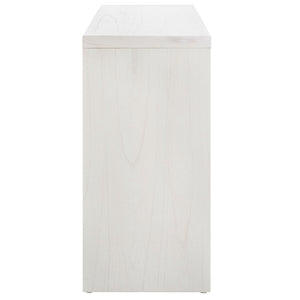 Safavieh Zella Elegant 4-Door Console Table With Open Shelf – Modern Storage For Your Home Or Office Decor CNS5004A