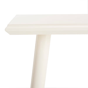 Safavieh Marshal Console Table - Mid-Century Minimalist Design With Distressed Pine For Stylish Entryway Decor Vintage White CNS5700A