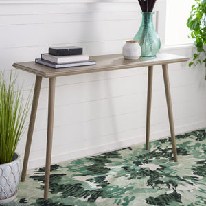 Safavieh Marshal Console Table - Mid-Century Minimalist Design With Distressed Pine For Stylish Entryway Decor Light Brown CNS5700B