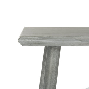 Safavieh Marshal Console Table - Mid-Century Minimalist Design With Distressed Pine For Stylish Entryway Decor Slate Grey CNS5700C