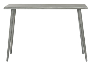 Safavieh Marshal Console Table - Mid-Century Minimalist Design With Distressed Pine For Stylish Entryway Decor Slate Grey CNS5700C