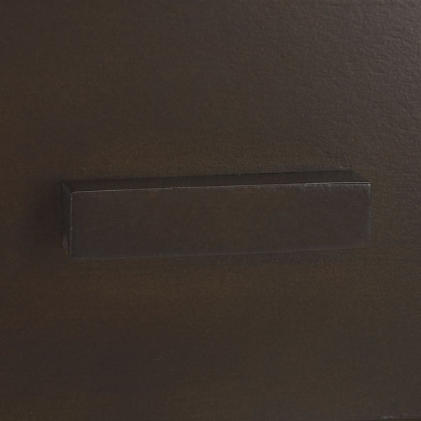 Safavieh Albus Mid Century 3-drawer Console Table In Dark Chocolate - Stylish Storage For Any Decor Dark Chocolate Solid Wood,Mdf Cns5701e