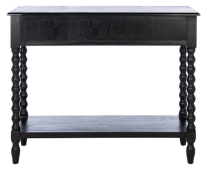 Safavieh Athena Console Table: Timeless Farmhouse Design With Smart Storage For Entryway Or Living Room Decor Black CNS5702B