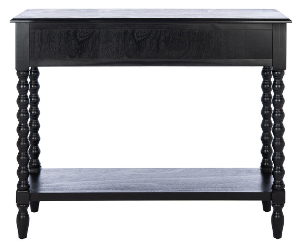 Safavieh Athena Console Table: Timeless Farmhouse Design With Smart Storage For Entryway Or Living Room Decor Black CNS5702B