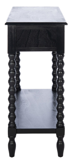 Safavieh Athena Console Table: Timeless Farmhouse Design With Smart Storage For Entryway Or Living Room Decor Black CNS5702B