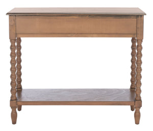 Safavieh Athena Console Table: Timeless Farmhouse Design With Smart Storage For Entryway Or Living Room Decor Brown CNS5702C