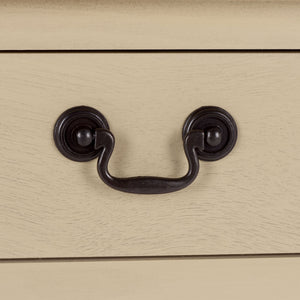Athena Farmhouse Console Table With 2 Slim Drawers, Open Shelf, Ball-Turned Legs, Sandy Finish