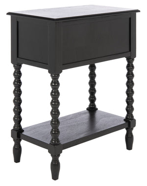 Safavieh Athena Console Table With 3 Drawers - Timeless Farmhouse Charm For Entryways And Living Spaces Black CNS5703B