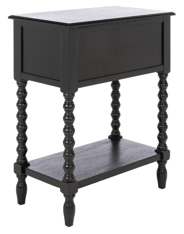 Safavieh Athena Console Table With 3 Drawers - Timeless Farmhouse Charm For Entryways And Living Spaces Black CNS5703B