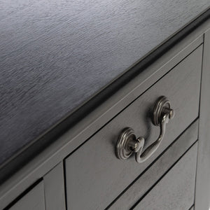 Safavieh Athena Console Table With 3 Drawers - Timeless Farmhouse Charm For Entryways And Living Spaces Black CNS5703B