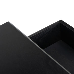 Safavieh Athena Console Table With 3 Drawers - Timeless Farmhouse Charm For Entryways And Living Spaces Black CNS5703B