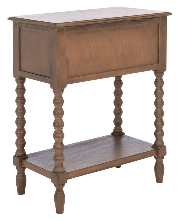 Safavieh Athena Console Table With 3 Drawers - Timeless Farmhouse Charm For Entryways And Living Spaces Brown CNS5703C