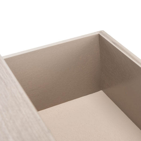 Safavieh Peyton Console Table - Stylish Two-Drawer Design With Herringbone Pattern And Open Shelf For Storage Greige CNS5704D