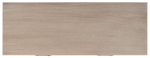 Safavieh Peyton Console Table - Stylish Two-Drawer Design With Herringbone Pattern And Open Shelf For Storage Greige CNS5704D