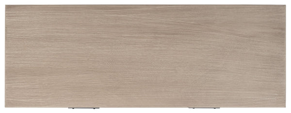 Safavieh Peyton Console Table - Stylish Two-Drawer Design With Herringbone Pattern And Open Shelf For Storage Greige CNS5704D
