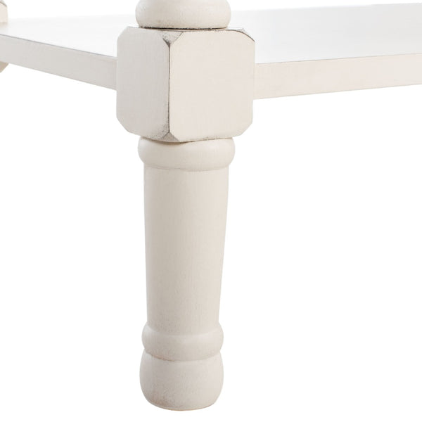 Safavieh Peyton 3-Drawer Console Table – Elegant Storage Solution With Herringbone Design For Your Home Distressed White CNS5705A
