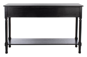 Safavieh Peyton 3-Drawer Console Table – Elegant Storage Solution With Herringbone Design For Your Home Black CNS5705B