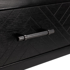 Safavieh Peyton 3-Drawer Console Table – Elegant Storage Solution With Herringbone Design For Your Home Black CNS5705B