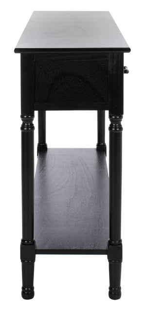 Safavieh Peyton 3-Drawer Console Table – Elegant Storage Solution With Herringbone Design For Your Home Black CNS5705B