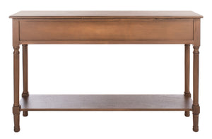 Safavieh Peyton 3-Drawer Console Table – Elegant Storage Solution With Herringbone Design For Your Home Brown CNS5705C