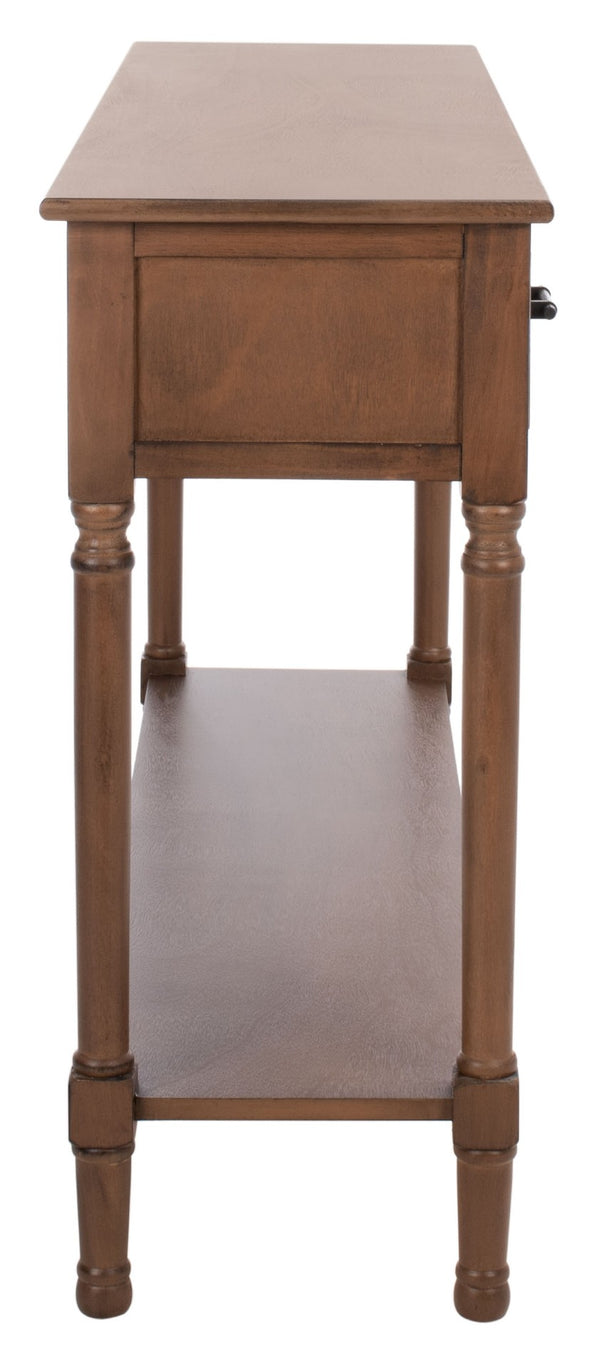 Safavieh Peyton 3-Drawer Console Table – Elegant Storage Solution With Herringbone Design For Your Home Brown CNS5705C