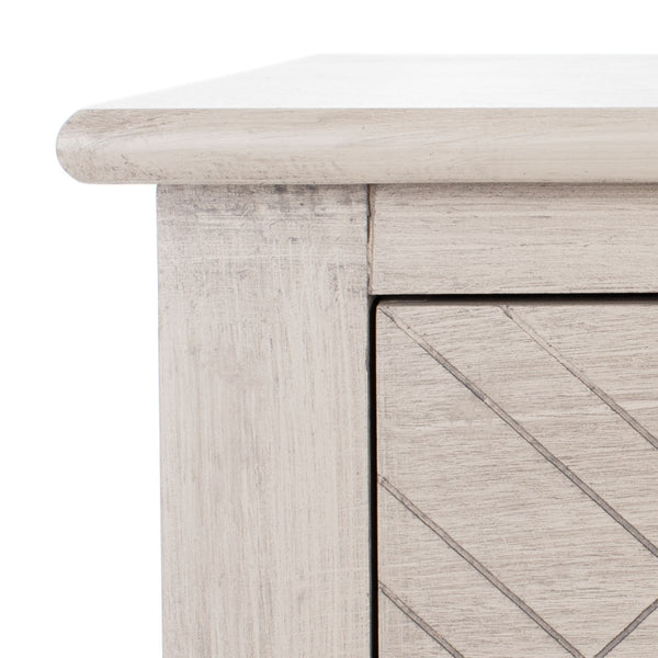 Safavieh Peyton 3-Drawer Console Table – Elegant Storage Solution With Herringbone Design For Your Home Greige CNS5705D