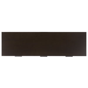 Peyton 3-Drawer Console Table With Herringbone Drawer Fronts, Open Shelf & Carved Accents, 47.25" W