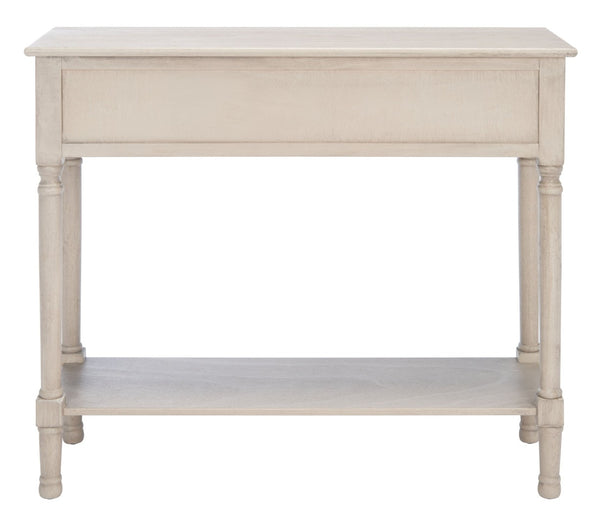 Safavieh Josie 2-Drawer Console Table – Timeless Elegance With Handcrafted Details For Entryways & Hallways Greige CNS5708B