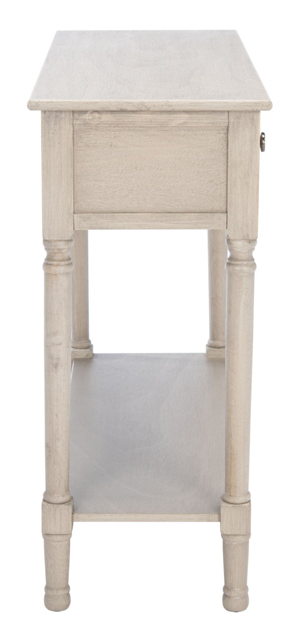 Safavieh Josie 2-Drawer Console Table – Timeless Elegance With Handcrafted Details For Entryways & Hallways Greige CNS5708B