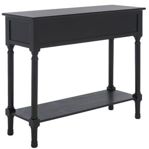 Safavieh Josie 2-Drawer Console Table – Timeless Elegance With Handcrafted Details For Entryways & Hallways Black CNS5708C