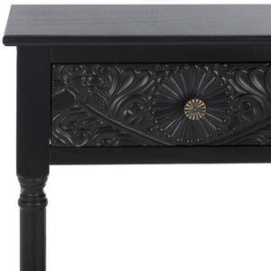 Safavieh Josie 2-Drawer Console Table – Timeless Elegance With Handcrafted Details For Entryways & Hallways Black CNS5708C