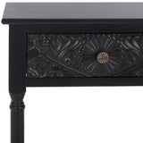 Safavieh Josie 2 Drawer Console Table  Black 35.5" x 13" x 29.5"