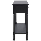 Safavieh Josie 2 Drawer Console Table  Black 35.5" x 13" x 29.5"