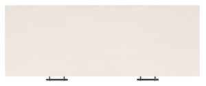Safavieh Ajana Console Table - Modern Minimalist Design With Herringbone Drawers For Chic Entryway Storage Distressed White W/Distressed White Drawer CNS5709A