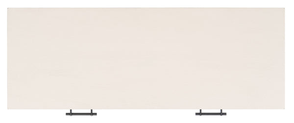 Safavieh Ajana Console Table - Modern Minimalist Design With Herringbone Drawers For Chic Entryway Storage Distressed White W/Distressed White Drawer CNS5709A