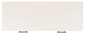 Safavieh Ajana Console Table - Modern Minimalist Design With Herringbone Drawers For Chic Entryway Storage Distressed  White W/Honey Brwn Drawer CNS5709C
