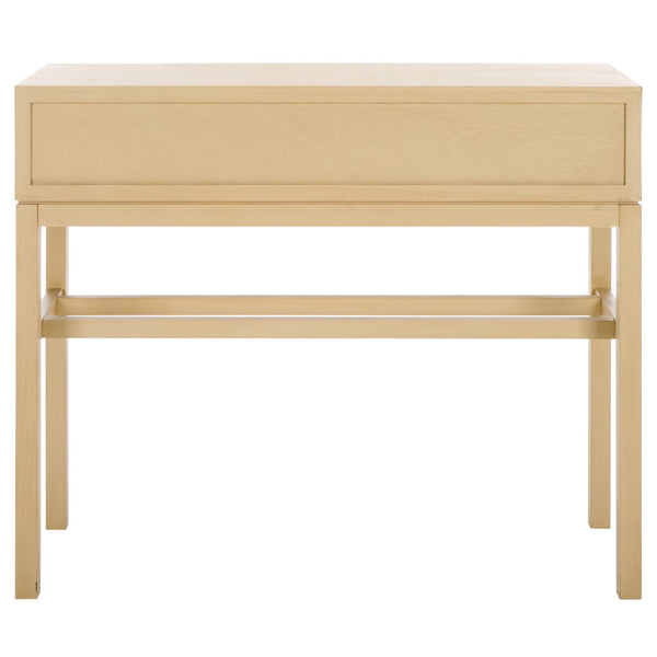 Safavieh Ajana 2 Drawer Console Natural 35.5" x 13" x 29.5"