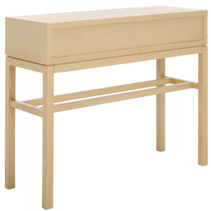 Safavieh Ajana 2 Drawer Console Natural 35.5" x 13" x 29.5"