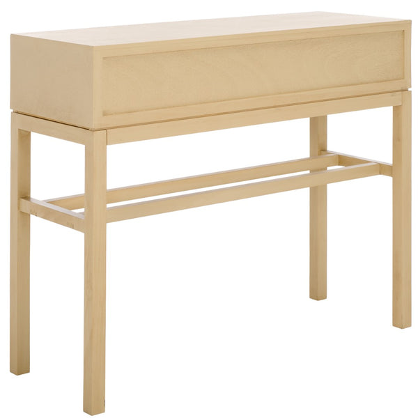 Safavieh Ajana 2 Drawer Console Natural 35.5" x 13" x 29.5"