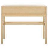 Safavieh Ajana 2 Drawer Console Natural 35.5" x 13" x 29.5"