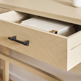 Safavieh Ajana 2 Drawer Console Natural 35.5" x 13" x 29.5"