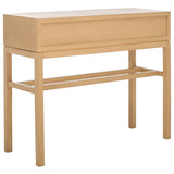 Safavieh Ajana 2 Drawer Console Camel 35.5" x 13" x 29.5"