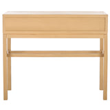 Safavieh Ajana 2 Drawer Console Camel 35.5" x 13" x 29.5"