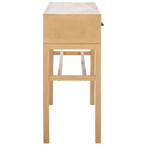Safavieh Ajana 2 Drawer Console Camel 35.5" x 13" x 29.5"