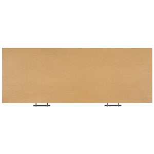 Safavieh Ajana 2 Drawer Console Camel 35.5" x 13" x 29.5"