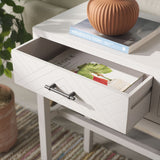 Safavieh Ajana 2 Drawer Console Summer Grey 35.5" x 13" x 29.5"